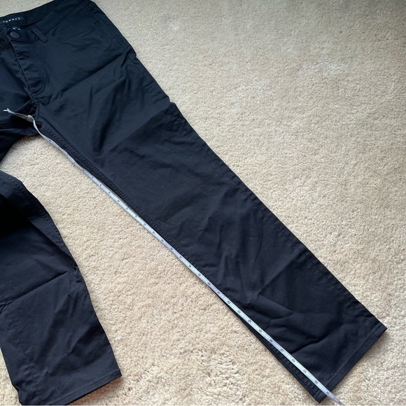 Theory Women’s Black Straight Leg Chino Pants - *Size 32 - VGUC - Stretch - Picture 6 of 8